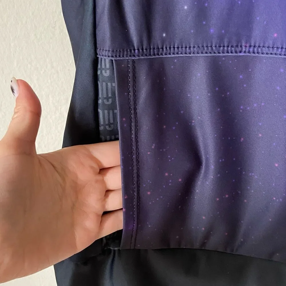 Frogmouth Space Black Purple Hoody  Size L - Picture 6 of 8